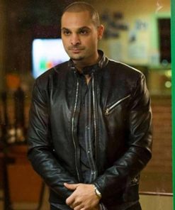Michael Mando Better Call Saul S03 Nacho Varga Black Leather Jacket