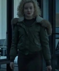 Ruth Langmore Ozark Julia Garner Sherling Hooded Jacket