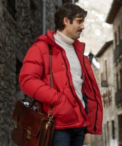 Tamar Novas 1000 Miles From Chsritmas 2021 Raul Red Jacket