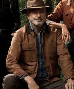 Sam Neill Jurassic World Dominion Alan Grant Cotton Jacket