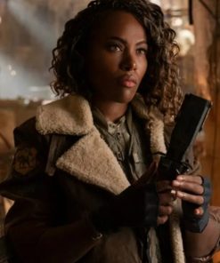 DeWanda Wise Jurassic World Dominion Kayla Watts Shearling Jacket