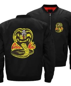 William Zabka Cobra Kai Johnny Lawrence Karate Kid SO4 Bomber Jacket