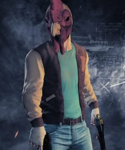 Payday 2 Hotline Miami Varsity Jacket