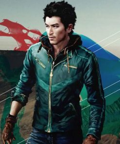 Far Cry 4 Video Game Ajay Ghale Green Leather Jacket