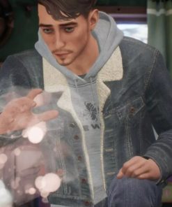 Tell Me Why Tyler Ronan Denim Shearling Jacket