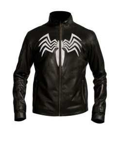 Spider Man Venom Leather Jacket Costume Replica 247x296