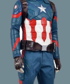 Steve Rogers Captain America Civil War Leather Jacket 247x296