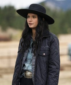 Tanaya Beatty Yellowstone 2018 Avery Black Quilted Jacket 450x540 1 247x296