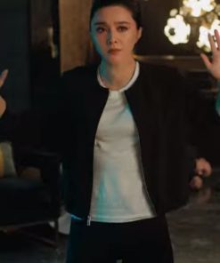 Bingbing Fan The 355 Black Lin Mi Sheng Jacket