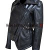 The Hunger Games Catching Fire Black Leather Jacket