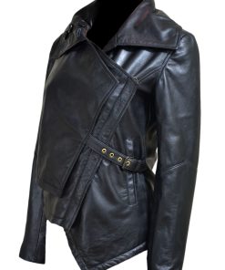 The Hunger Games Catching Fire Black Leather Jacket 247x296