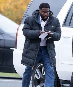 Kevin Hart Man from Toronto Teddy Nilson Black Puffer Jacket