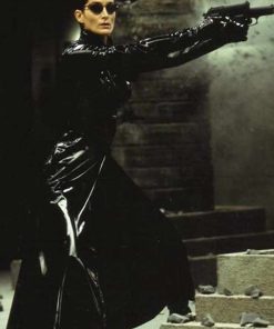 The Matrix 4 Trinity Shining Black Coat 247x296
