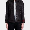 The Vampire Diaries Season 2 Damon Salvatore Leather Jacket