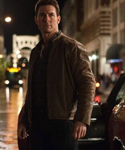 Tom Cruise Never Go Back Jack Reacher Brown Jacket