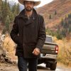 Ryan Bingham Yellowstone Walker Wool Pea Coat