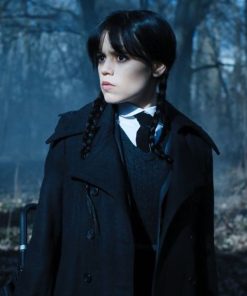 Wednesday Jenna Ortega Trench Coat 247x296