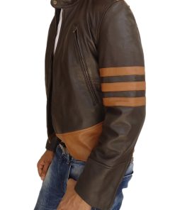 X Men Brown Leather Jacket 0123 247x296
