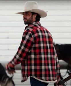 Yellowstone S03 Walker Red Plaid Jacket 247x296