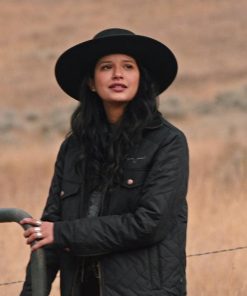 Yellowstone S04 Tanaya Beatty Quilted Jacket 1 1 247x296