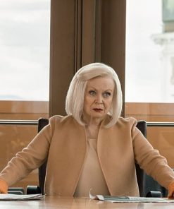 Jacki Weaver Yellowstone Season 5 Caroline Warner Beige Coat