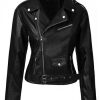 Riverdale Southside Serpents Black Leather Jacket For Women