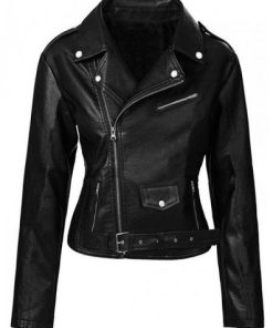 Riverdale Southside Serpents Black Leather Jacket For Women