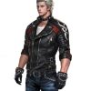 Devil May Cry Anime Black Leather Biker Jacket