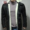 Distressed Black Bane Coat - Premium Quality Leather