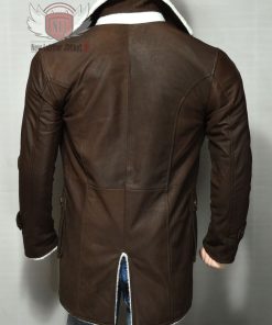 Brown Distressed Leather Bane Coat 247x296