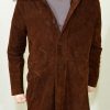 Longmire Brown Suede Leather Coat