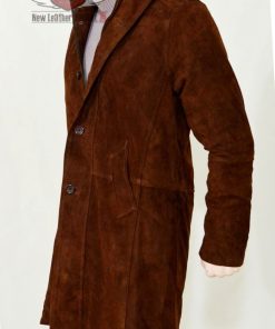 Brown Suede Leather Longmire Coat99 247x296