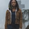 Kirby Howell Baptiste The Sandman Death Brown Corduroy Jacket