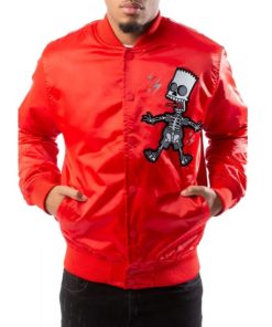 Maxima Electro Bart Bomber Red Jacket