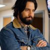 Milo Ventimiglia This Is Us Jack Pearson Blue Denim Jacket