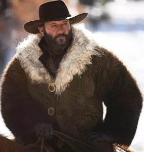 Tim McGraw Yellowstone 1883 James Dutton Brown Fur Coat