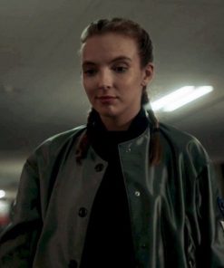Villanelle Killing Eve Jodie Comer Green Varsity Jacket