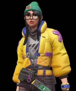 Valorant Killjoy Cropped Yellow Jacket