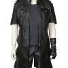 Final Fantasy XV Noctis Lucis Caelum Black Leather Jacket
