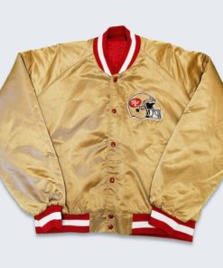 San Francisco Forty Niners Vintage Gold Jacket