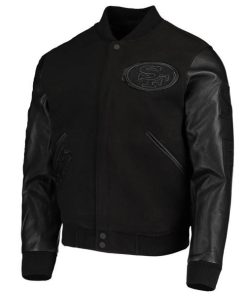 San Francisco 49ers Black Varsity Jacket 510x600 2 247x296