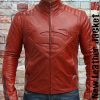 Smallville Red Real Leather Jacket