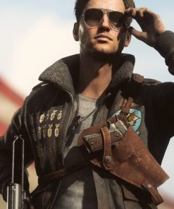 Battlefield 5 Steve Fisher Leather Jacket