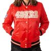 Women San Francisco 49ers Starter Red Jacket