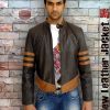 X-Men Origins Wolverine Brown Leather Jacket