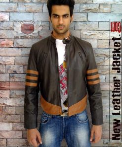 X-Men Origins Wolverine Brown Leather Jacket